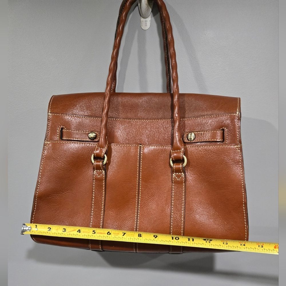 🐢 Patricia Nash Vienna Satchel In Congniac Brown Finish. - Picture 8 of 16
